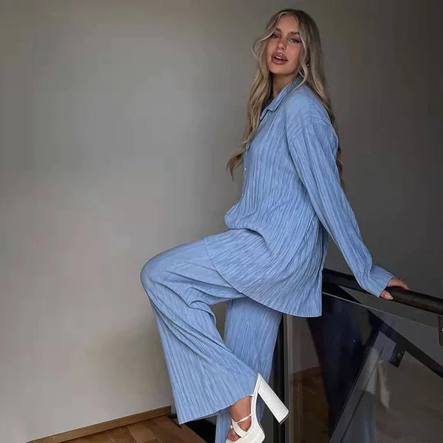 Two Piece Long Sleeve Suit